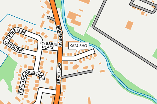 KA24 5HQ map - OS OpenMap – Local (Ordnance Survey) KA24 5HQ map - OS OpenMap – Local (Ordnance Survey)