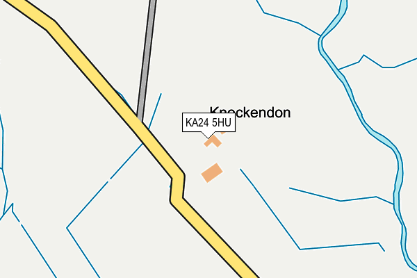 KA24 5HU map - OS OpenMap – Local (Ordnance Survey) KA24 5HU map - OS OpenMap – Local (Ordnance Survey)