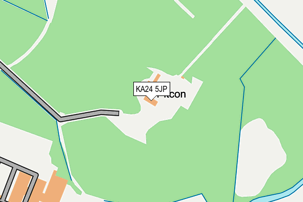KA24 5JP map - OS OpenMap – Local (Ordnance Survey) KA24 5JP map - OS OpenMap – Local (Ordnance Survey)