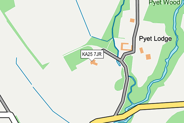 KA25 7JR map - OS OpenMap – Local (Ordnance Survey) KA25 7JR map - OS OpenMap – Local (Ordnance Survey)