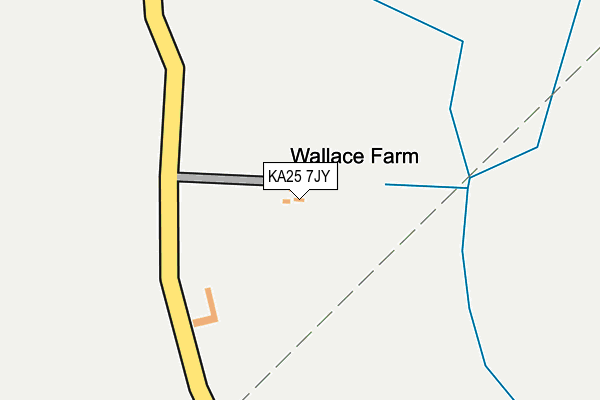 KA25 7JY map - OS OpenMap – Local (Ordnance Survey)