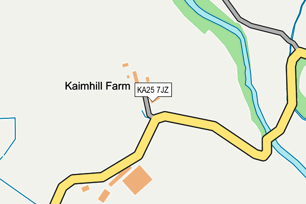 KA25 7JZ map - OS OpenMap – Local (Ordnance Survey) KA25 7JZ map - OS OpenMap – Local (Ordnance Survey)