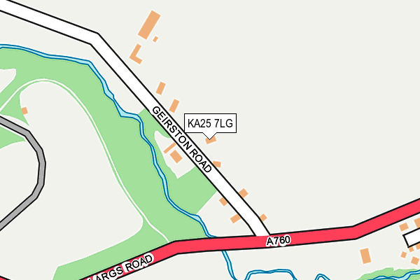 KA25 7LG map - OS OpenMap – Local (Ordnance Survey) KA25 7LG map - OS OpenMap – Local (Ordnance Survey)