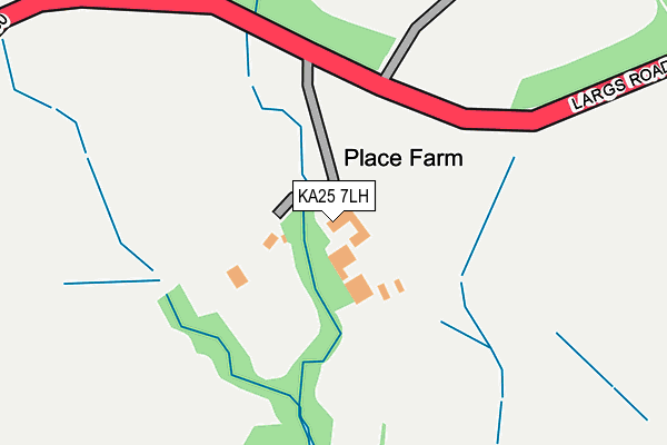 KA25 7LH map - OS OpenMap – Local (Ordnance Survey) KA25 7LH map - OS OpenMap – Local (Ordnance Survey)