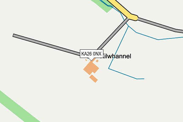 KA26 0NX map - OS OpenMap – Local (Ordnance Survey) KA26 0NX map - OS OpenMap – Local (Ordnance Survey)