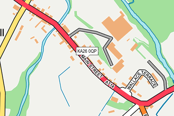KA26 0QP map - OS OpenMap – Local (Ordnance Survey) KA26 0QP map - OS OpenMap – Local (Ordnance Survey)