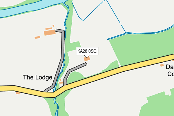 KA26 0SQ map - OS OpenMap – Local (Ordnance Survey) KA26 0SQ map - OS OpenMap – Local (Ordnance Survey)