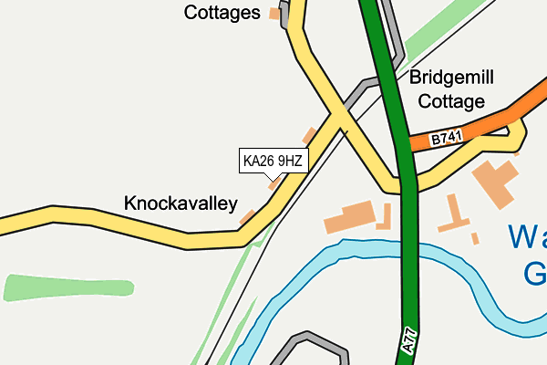 KA26 9HZ map - OS OpenMap – Local (Ordnance Survey) KA26 9HZ map - OS OpenMap – Local (Ordnance Survey)