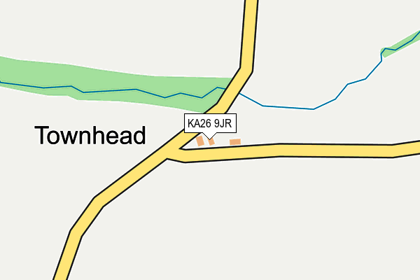 KA26 9JR map - OS OpenMap – Local (Ordnance Survey) KA26 9JR map - OS OpenMap – Local (Ordnance Survey)