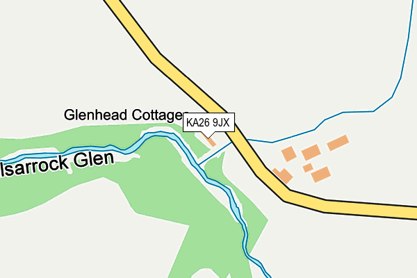 KA26 9JX map - OS OpenMap – Local (Ordnance Survey) KA26 9JX map - OS OpenMap – Local (Ordnance Survey)