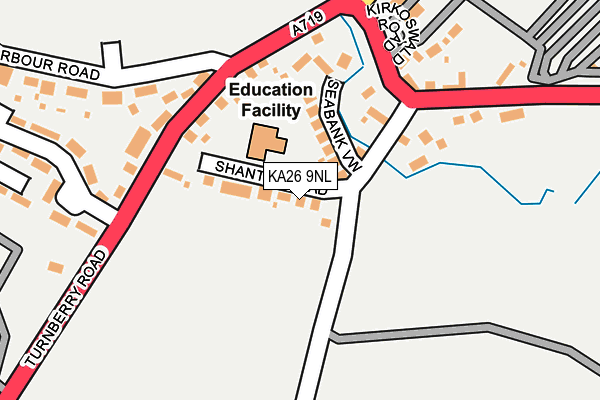 KA26 9NL map - OS OpenMap – Local (Ordnance Survey) KA26 9NL map - OS OpenMap – Local (Ordnance Survey)