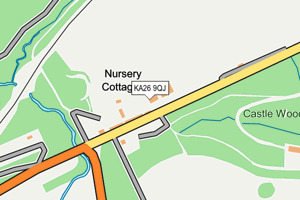 KA26 9QJ map - OS OpenMap – Local (Ordnance Survey) KA26 9QJ map - OS OpenMap – Local (Ordnance Survey)