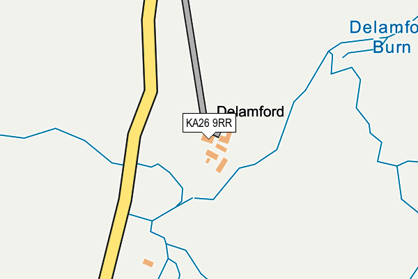 KA26 9RR map - OS OpenMap – Local (Ordnance Survey) KA26 9RR map - OS OpenMap – Local (Ordnance Survey)
