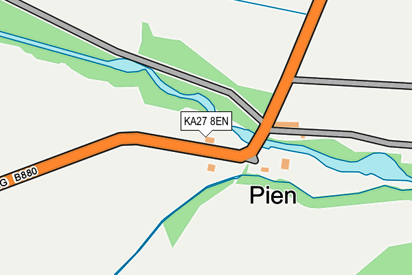 KA27 8EN map - OS OpenMap – Local (Ordnance Survey) KA27 8EN map - OS OpenMap – Local (Ordnance Survey)
