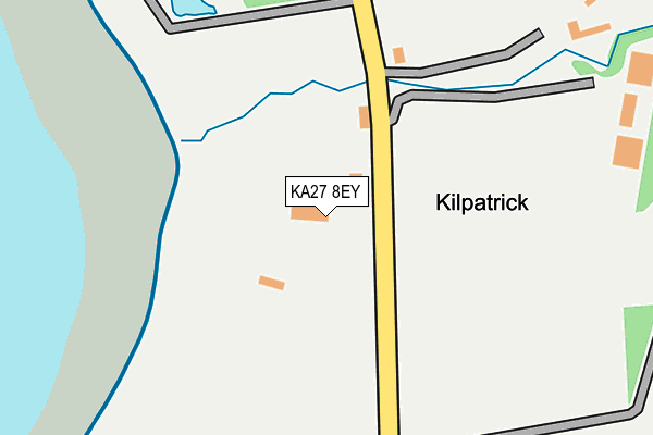 KA27 8EY map - OS OpenMap – Local (Ordnance Survey) KA27 8EY map - OS OpenMap – Local (Ordnance Survey)