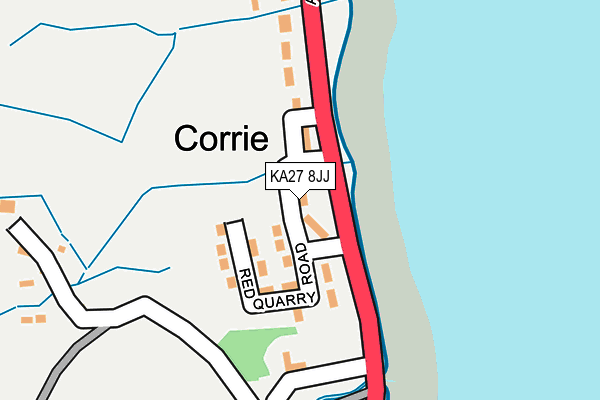 KA27 8JJ map - OS OpenMap – Local (Ordnance Survey) KA27 8JJ map - OS OpenMap – Local (Ordnance Survey)
