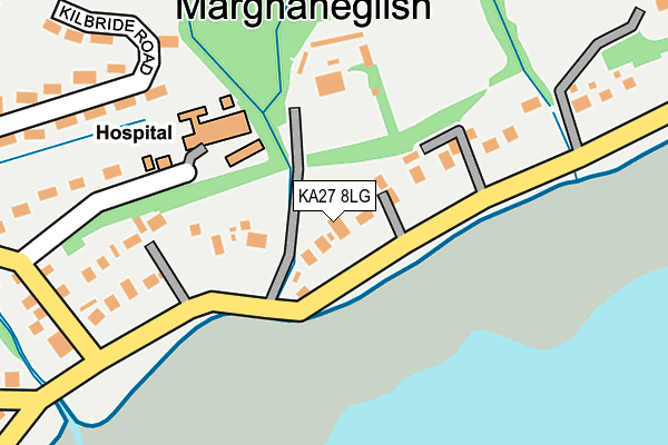 KA27 8LG map - OS OpenMap – Local (Ordnance Survey) KA27 8LG map - OS OpenMap – Local (Ordnance Survey)