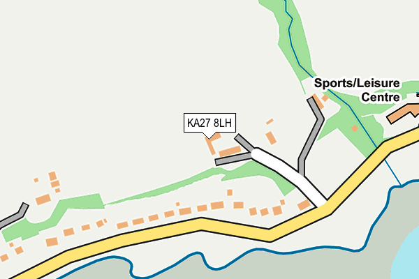 KA27 8LH map - OS OpenMap – Local (Ordnance Survey) KA27 8LH map - OS OpenMap – Local (Ordnance Survey)