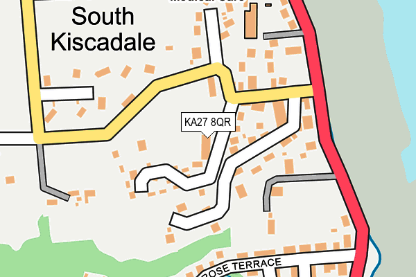 KA27 8QR map - OS OpenMap – Local (Ordnance Survey)