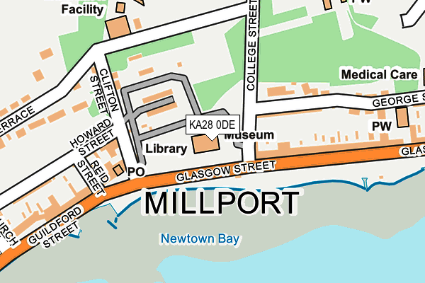 KA28 0DE map - OS OpenMap – Local (Ordnance Survey) KA28 0DE map - OS OpenMap – Local (Ordnance Survey)