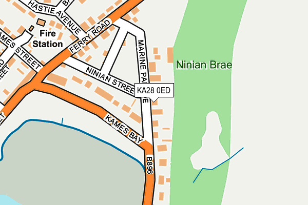 KA28 0ED map - OS OpenMap – Local (Ordnance Survey) KA28 0ED map - OS OpenMap – Local (Ordnance Survey)