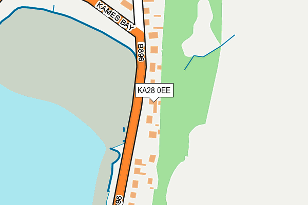 KA28 0EE map - OS OpenMap – Local (Ordnance Survey) KA28 0EE map - OS OpenMap – Local (Ordnance Survey)