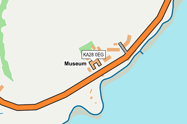 KA28 0EG map - OS OpenMap – Local (Ordnance Survey) KA28 0EG map - OS OpenMap – Local (Ordnance Survey)