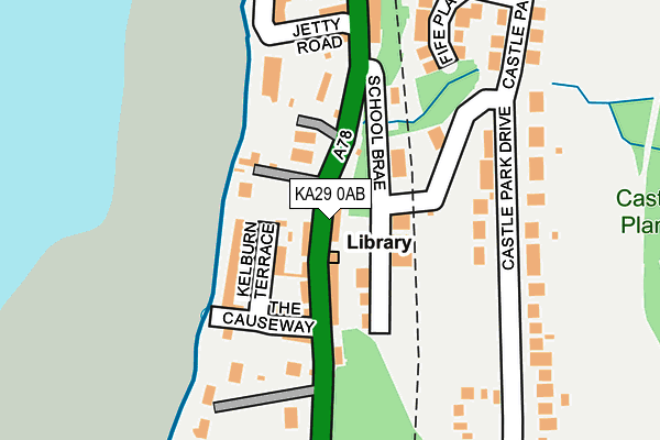 KA29 0AB map - OS OpenMap – Local (Ordnance Survey) KA29 0AB map - OS OpenMap – Local (Ordnance Survey)
