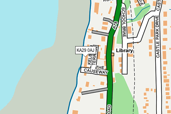 KA29 0AJ map - OS OpenMap – Local (Ordnance Survey) KA29 0AJ map - OS OpenMap – Local (Ordnance Survey)