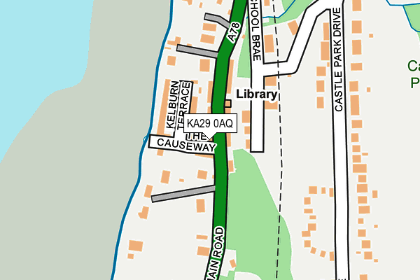 KA29 0AQ map - OS OpenMap – Local (Ordnance Survey) KA29 0AQ map - OS OpenMap – Local (Ordnance Survey)