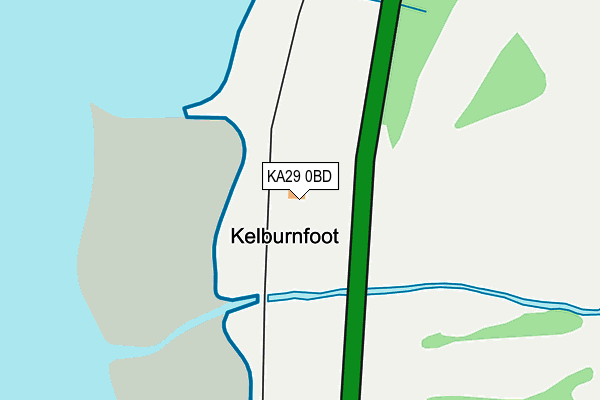 KA29 0BD map - OS OpenMap – Local (Ordnance Survey) KA29 0BD map - OS OpenMap – Local (Ordnance Survey)