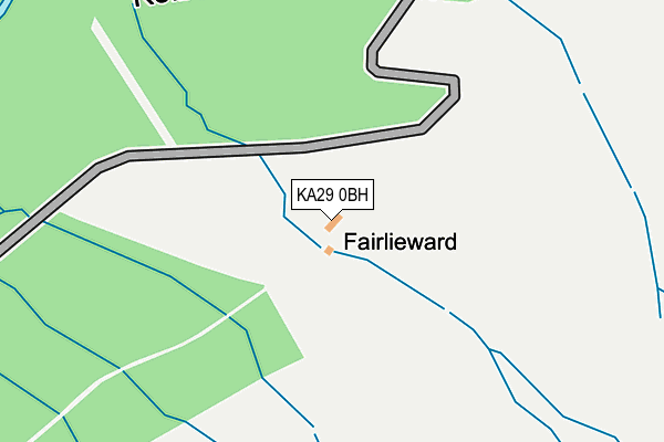 KA29 0BH map - OS OpenMap – Local (Ordnance Survey) KA29 0BH map - OS OpenMap – Local (Ordnance Survey)