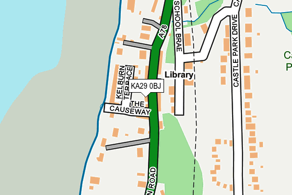 KA29 0BJ map - OS OpenMap – Local (Ordnance Survey) KA29 0BJ map - OS OpenMap – Local (Ordnance Survey)