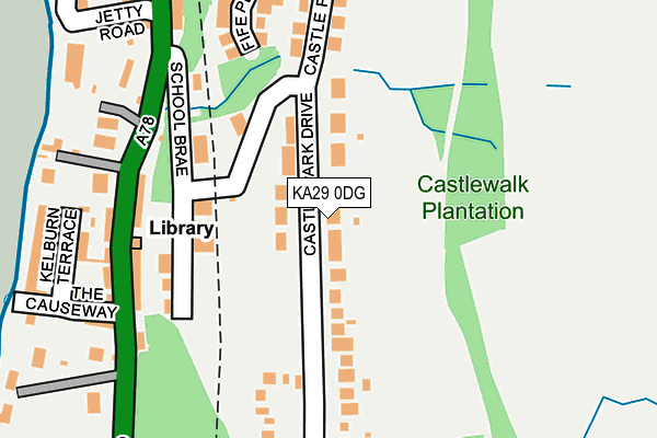 KA29 0DG map - OS OpenMap – Local (Ordnance Survey) KA29 0DG map - OS OpenMap – Local (Ordnance Survey)