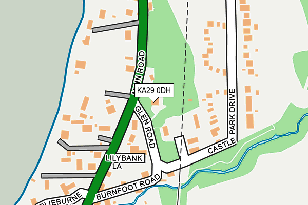 KA29 0DH map - OS OpenMap – Local (Ordnance Survey) KA29 0DH map - OS OpenMap – Local (Ordnance Survey)