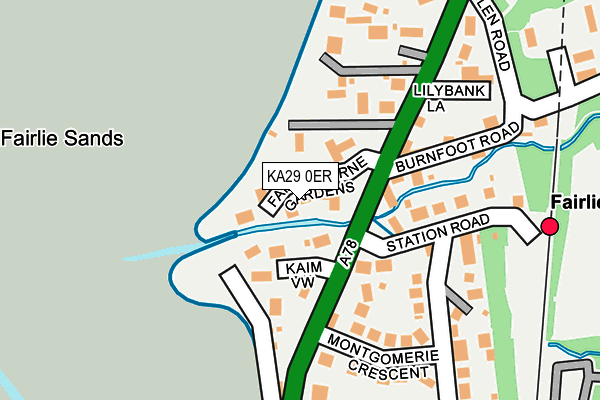 KA29 0ER map - OS OpenMap – Local (Ordnance Survey) KA29 0ER map - OS OpenMap – Local (Ordnance Survey)