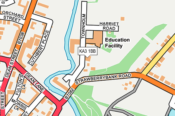 KA3 1BB map - OS OpenMap – Local (Ordnance Survey) KA3 1BB map - OS OpenMap – Local (Ordnance Survey)