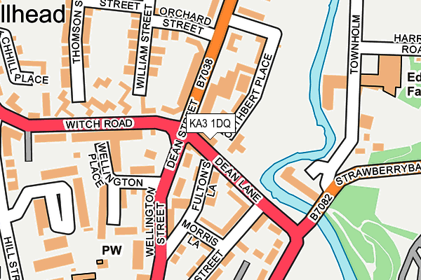 KA3 1DQ map - OS OpenMap – Local (Ordnance Survey) KA3 1DQ map - OS OpenMap – Local (Ordnance Survey)