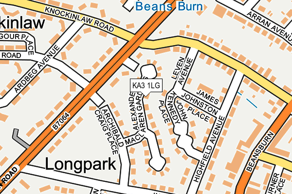 KA3 1LG map - OS OpenMap – Local (Ordnance Survey) KA3 1LG map - OS OpenMap – Local (Ordnance Survey)