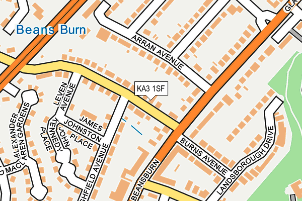 KA3 1SF map - OS OpenMap – Local (Ordnance Survey) KA3 1SF map - OS OpenMap – Local (Ordnance Survey)