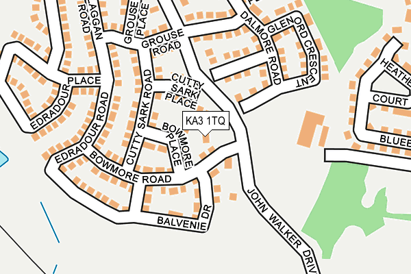 KA3 1TQ map - OS OpenMap – Local (Ordnance Survey) KA3 1TQ map - OS OpenMap – Local (Ordnance Survey)