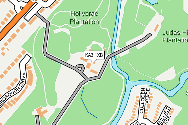 KA3 1XB map - OS OpenMap – Local (Ordnance Survey) KA3 1XB map - OS OpenMap – Local (Ordnance Survey)