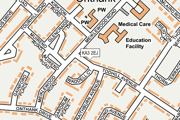 KA3 2EJ map - OS OpenMap – Local (Ordnance Survey) KA3 2EJ map - OS OpenMap – Local (Ordnance Survey)
