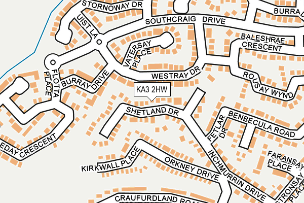 KA3 2HW map - OS OpenMap – Local (Ordnance Survey) KA3 2HW map - OS OpenMap – Local (Ordnance Survey)