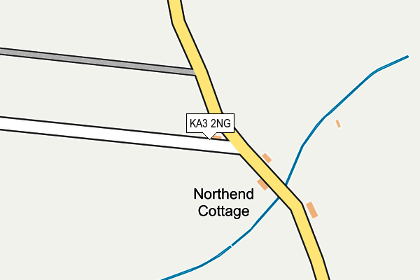 KA3 2NG map - OS OpenMap – Local (Ordnance Survey)