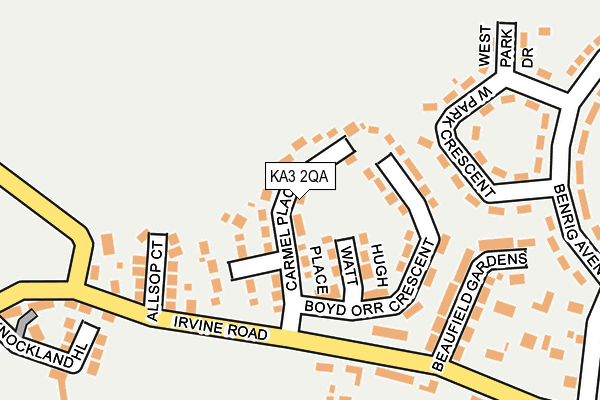 KA3 2QA map - OS OpenMap – Local (Ordnance Survey) KA3 2QA map - OS OpenMap – Local (Ordnance Survey)