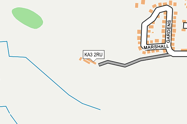 KA3 2RU map - OS OpenMap – Local (Ordnance Survey) KA3 2RU map - OS OpenMap – Local (Ordnance Survey)