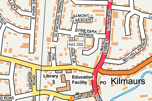 KA3 2SQ map - OS OpenMap – Local (Ordnance Survey) KA3 2SQ map - OS OpenMap – Local (Ordnance Survey)