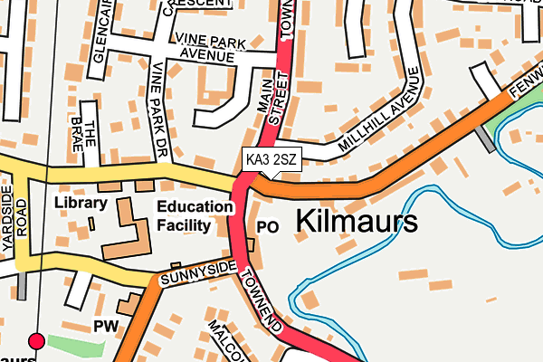 KA3 2SZ map - OS OpenMap – Local (Ordnance Survey) KA3 2SZ map - OS OpenMap – Local (Ordnance Survey)