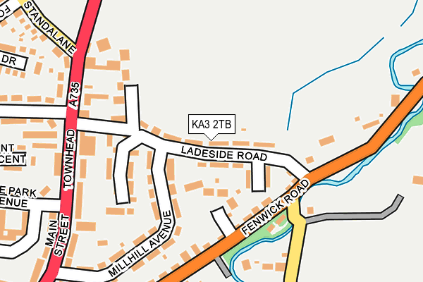 KA3 2TB map - OS OpenMap – Local (Ordnance Survey) KA3 2TB map - OS OpenMap – Local (Ordnance Survey)